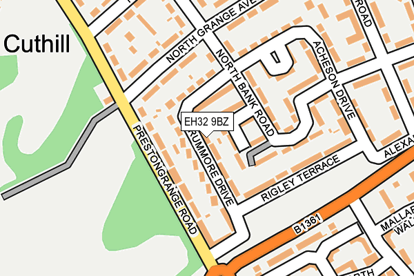 EH32 9BZ map - OS OpenMap – Local (Ordnance Survey) EH32 9BZ map - OS OpenMap – Local (Ordnance Survey)