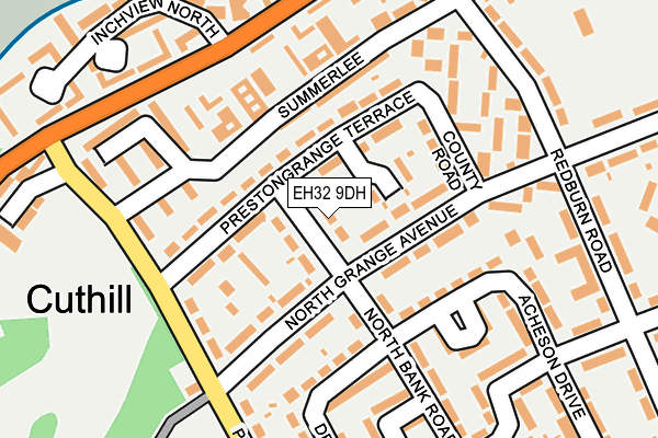 EH32 9DH map - OS OpenMap – Local (Ordnance Survey) EH32 9DH map - OS OpenMap – Local (Ordnance Survey)