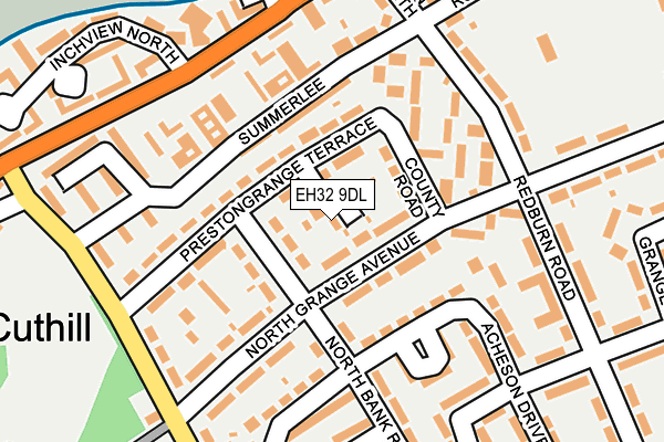 EH32 9DL map - OS OpenMap – Local (Ordnance Survey) EH32 9DL map - OS OpenMap – Local (Ordnance Survey)