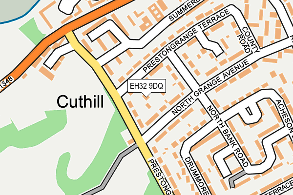 EH32 9DQ map - OS OpenMap – Local (Ordnance Survey) EH32 9DQ map - OS OpenMap – Local (Ordnance Survey)