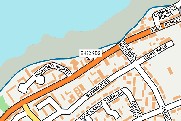 EH32 9DS map - OS OpenMap – Local (Ordnance Survey) EH32 9DS map - OS OpenMap – Local (Ordnance Survey)