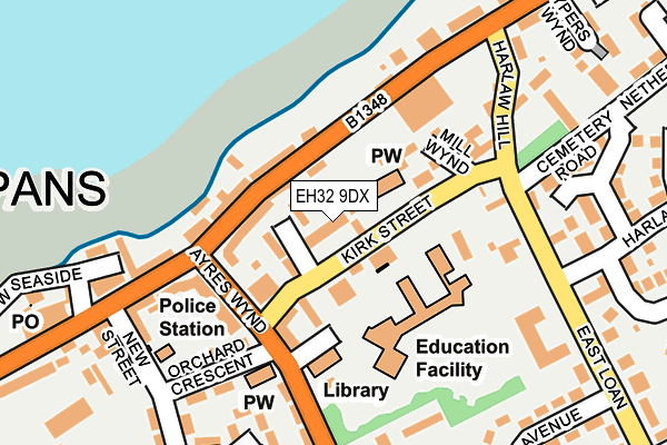 EH32 9DX map - OS OpenMap – Local (Ordnance Survey) EH32 9DX map - OS OpenMap – Local (Ordnance Survey)