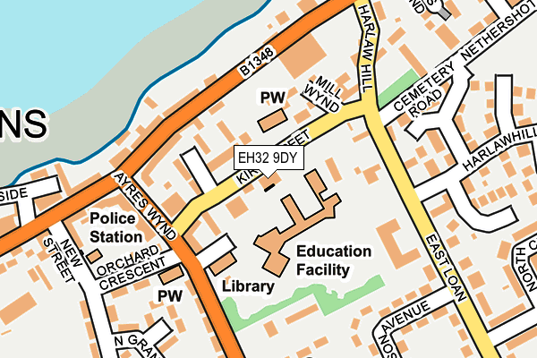 EH32 9DY map - OS OpenMap – Local (Ordnance Survey) EH32 9DY map - OS OpenMap – Local (Ordnance Survey)