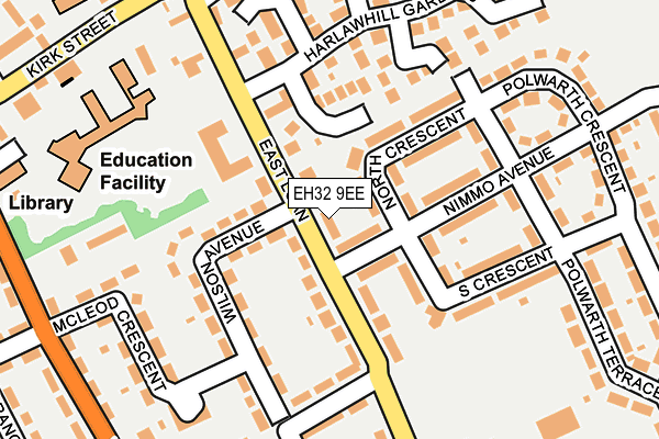 EH32 9EE map - OS OpenMap – Local (Ordnance Survey) EH32 9EE map - OS OpenMap – Local (Ordnance Survey)