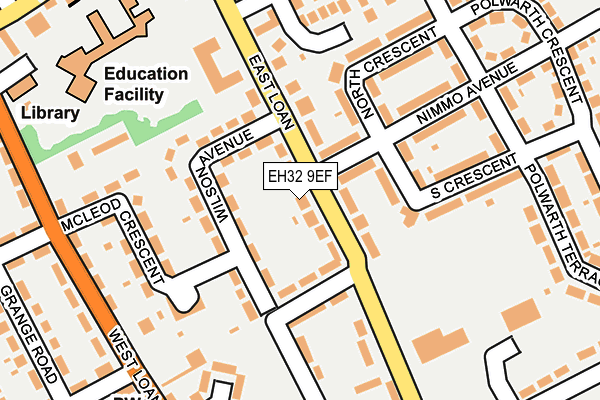 EH32 9EF map - OS OpenMap – Local (Ordnance Survey) EH32 9EF map - OS OpenMap – Local (Ordnance Survey)