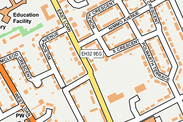 EH32 9EG map - OS OpenMap – Local (Ordnance Survey) EH32 9EG map - OS OpenMap – Local (Ordnance Survey)