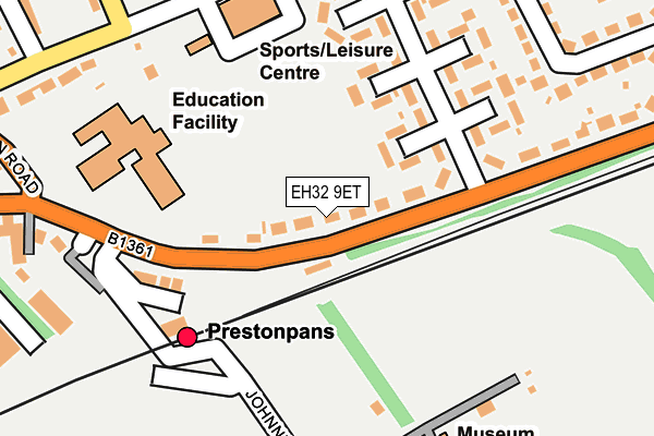 EH32 9ET map - OS OpenMap – Local (Ordnance Survey) EH32 9ET map - OS OpenMap – Local (Ordnance Survey)