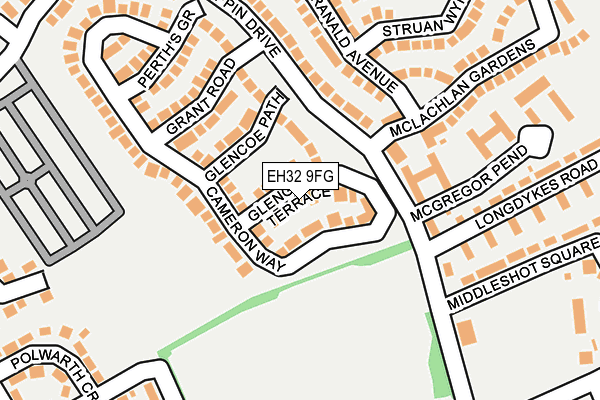EH32 9FG map - OS OpenMap – Local (Ordnance Survey) EH32 9FG map - OS OpenMap – Local (Ordnance Survey)