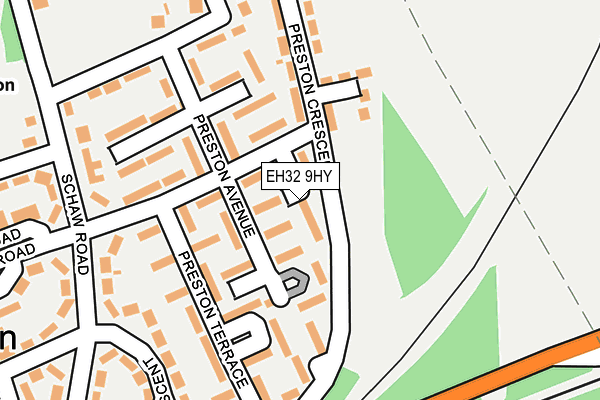 EH32 9HY map - OS OpenMap – Local (Ordnance Survey) EH32 9HY map - OS OpenMap – Local (Ordnance Survey)