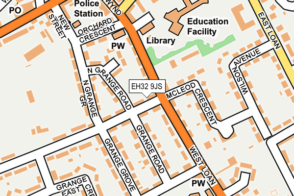 EH32 9JS map - OS OpenMap – Local (Ordnance Survey) EH32 9JS map - OS OpenMap – Local (Ordnance Survey)