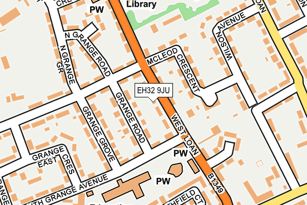 EH32 9JU map - OS OpenMap – Local (Ordnance Survey) EH32 9JU map - OS OpenMap – Local (Ordnance Survey)
