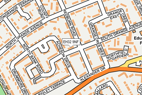 EH32 9NF map - OS OpenMap – Local (Ordnance Survey) EH32 9NF map - OS OpenMap – Local (Ordnance Survey)