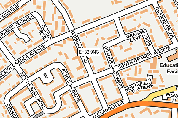 EH32 9NG map - OS OpenMap – Local (Ordnance Survey) EH32 9NG map - OS OpenMap – Local (Ordnance Survey)