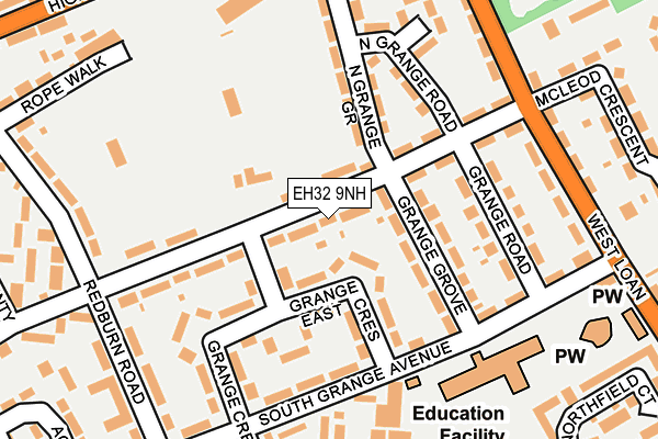 EH32 9NH map - OS OpenMap – Local (Ordnance Survey) EH32 9NH map - OS OpenMap – Local (Ordnance Survey)