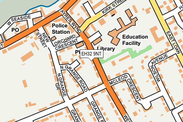 EH32 9NT map - OS OpenMap – Local (Ordnance Survey) EH32 9NT map - OS OpenMap – Local (Ordnance Survey)