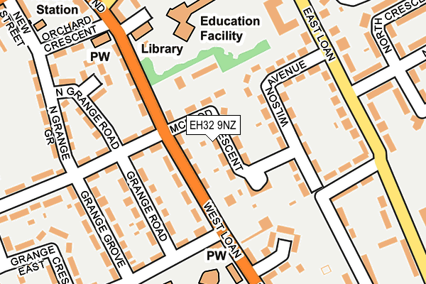 EH32 9NZ map - OS OpenMap – Local (Ordnance Survey) EH32 9NZ map - OS OpenMap – Local (Ordnance Survey)