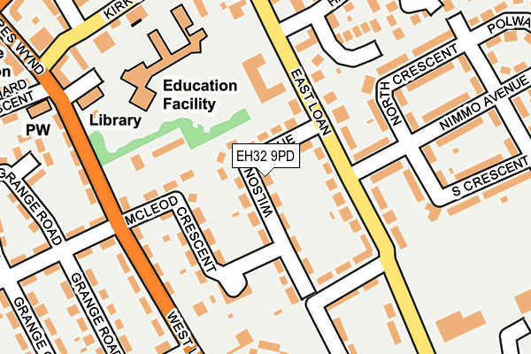 EH32 9PD map - OS OpenMap – Local (Ordnance Survey) EH32 9PD map - OS OpenMap – Local (Ordnance Survey)