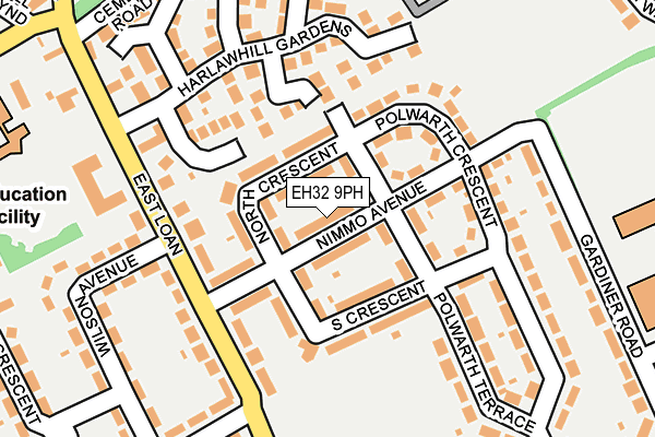 EH32 9PH map - OS OpenMap – Local (Ordnance Survey) EH32 9PH map - OS OpenMap – Local (Ordnance Survey)