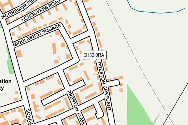 EH32 9RA map - OS OpenMap – Local (Ordnance Survey) EH32 9RA map - OS OpenMap – Local (Ordnance Survey)