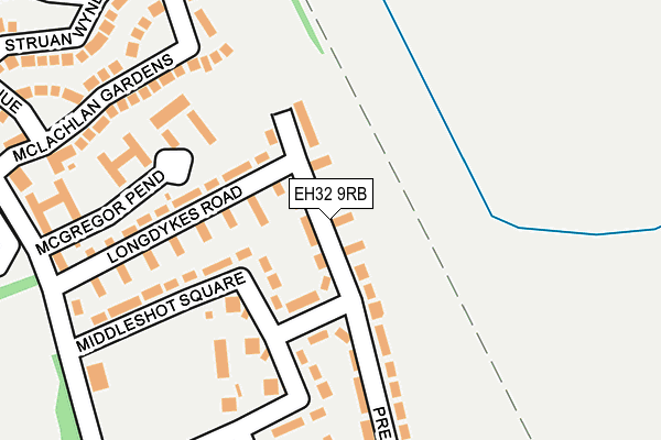 EH32 9RB map - OS OpenMap – Local (Ordnance Survey) EH32 9RB map - OS OpenMap – Local (Ordnance Survey)