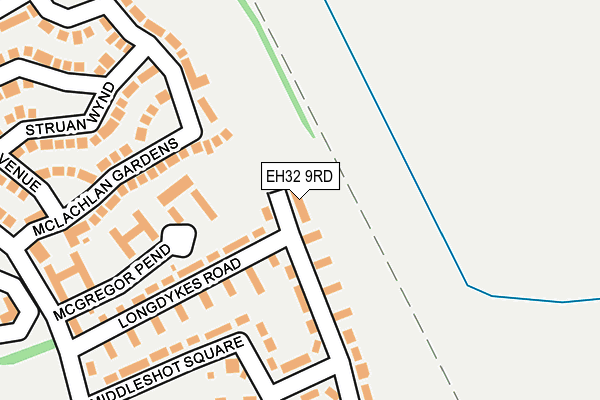 EH32 9RD map - OS OpenMap – Local (Ordnance Survey) EH32 9RD map - OS OpenMap – Local (Ordnance Survey)