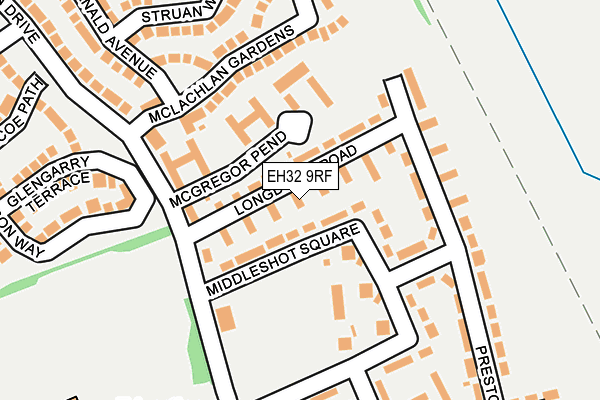 EH32 9RF map - OS OpenMap – Local (Ordnance Survey) EH32 9RF map - OS OpenMap – Local (Ordnance Survey)