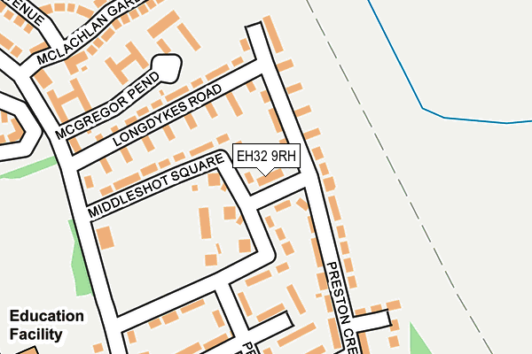 EH32 9RH map - OS OpenMap – Local (Ordnance Survey) EH32 9RH map - OS OpenMap – Local (Ordnance Survey)