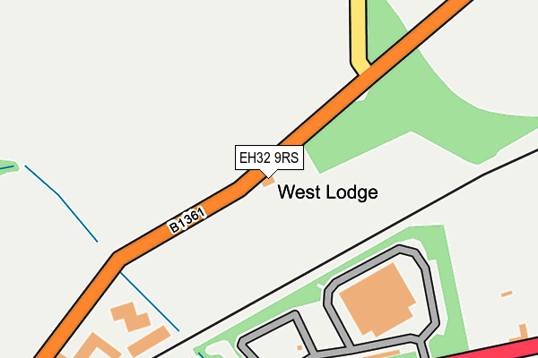 EH32 9RS map - OS OpenMap – Local (Ordnance Survey) EH32 9RS map - OS OpenMap – Local (Ordnance Survey)