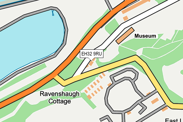 EH32 9RU map - OS OpenMap – Local (Ordnance Survey) EH32 9RU map - OS OpenMap – Local (Ordnance Survey)
