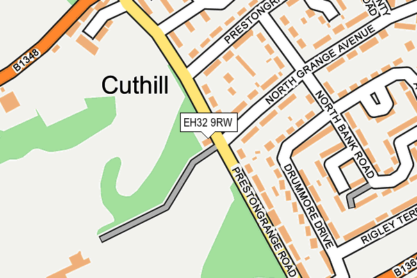 EH32 9RW map - OS OpenMap – Local (Ordnance Survey) EH32 9RW map - OS OpenMap – Local (Ordnance Survey)