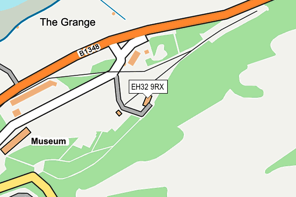 EH32 9RX map - OS OpenMap – Local (Ordnance Survey) EH32 9RX map - OS OpenMap – Local (Ordnance Survey)