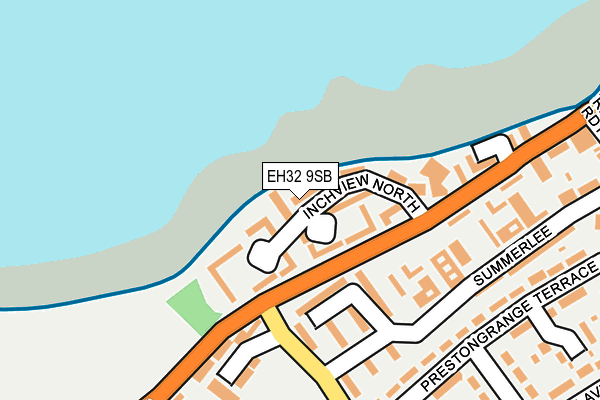 EH32 9SB map - OS OpenMap – Local (Ordnance Survey) EH32 9SB map - OS OpenMap – Local (Ordnance Survey)