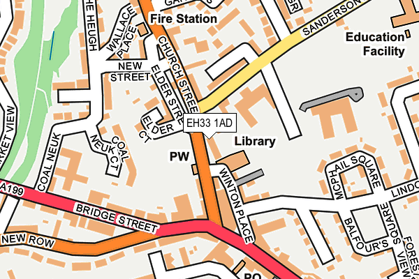EH33 1AD map - OS OpenMap – Local (Ordnance Survey) EH33 1AD map - OS OpenMap – Local (Ordnance Survey)