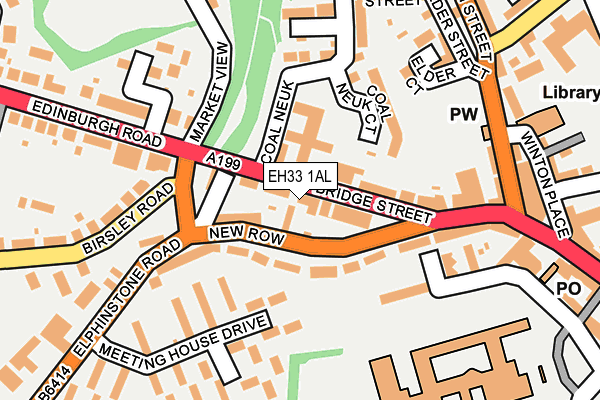 EH33 1AL map - OS OpenMap – Local (Ordnance Survey) EH33 1AL map - OS OpenMap – Local (Ordnance Survey)