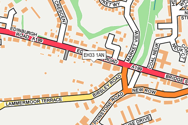 EH33 1AN map - OS OpenMap – Local (Ordnance Survey) EH33 1AN map - OS OpenMap – Local (Ordnance Survey)