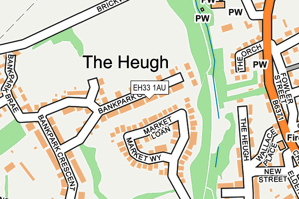 EH33 1AU map - OS OpenMap – Local (Ordnance Survey) EH33 1AU map - OS OpenMap – Local (Ordnance Survey)