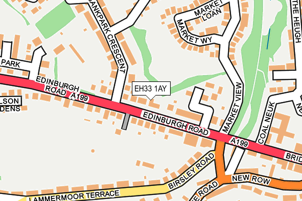 EH33 1AY map - OS OpenMap – Local (Ordnance Survey) EH33 1AY map - OS OpenMap – Local (Ordnance Survey)