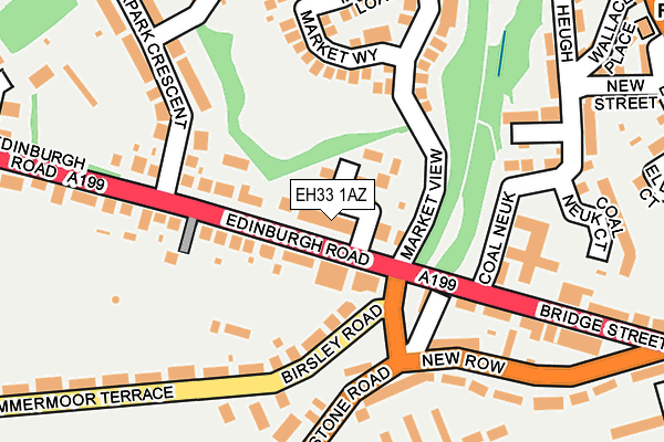 EH33 1AZ map - OS OpenMap – Local (Ordnance Survey) EH33 1AZ map - OS OpenMap – Local (Ordnance Survey)