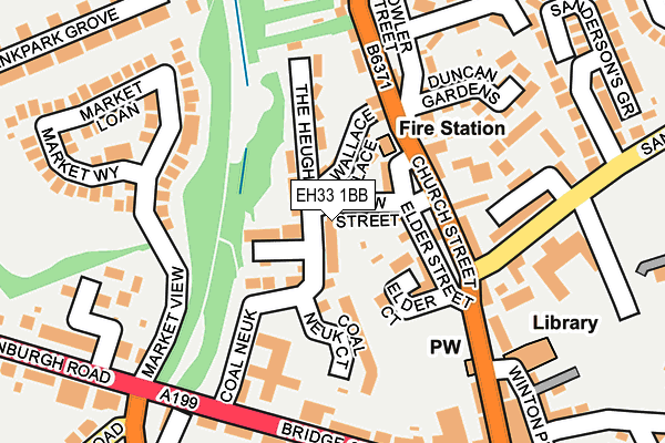 EH33 1BB map - OS OpenMap – Local (Ordnance Survey) EH33 1BB map - OS OpenMap – Local (Ordnance Survey)