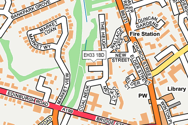 EH33 1BD map - OS OpenMap – Local (Ordnance Survey) EH33 1BD map - OS OpenMap – Local (Ordnance Survey)