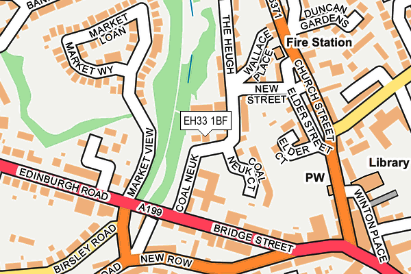 EH33 1BF map - OS OpenMap – Local (Ordnance Survey) EH33 1BF map - OS OpenMap – Local (Ordnance Survey)