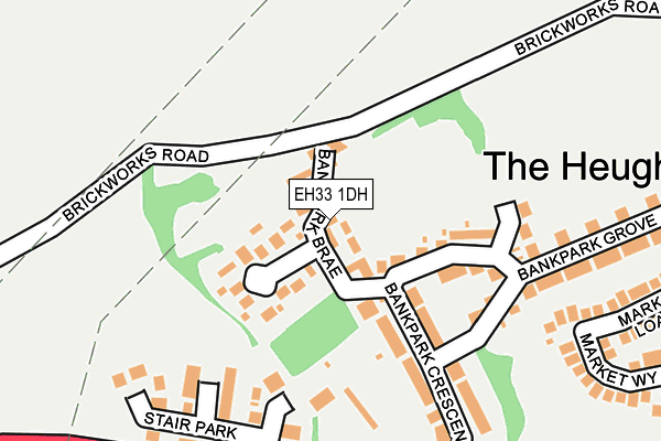 EH33 1DH map - OS OpenMap – Local (Ordnance Survey) EH33 1DH map - OS OpenMap – Local (Ordnance Survey)