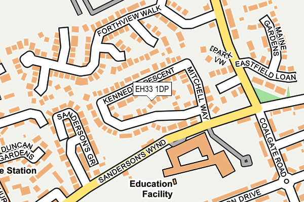 EH33 1DP map - OS OpenMap – Local (Ordnance Survey) EH33 1DP map - OS OpenMap – Local (Ordnance Survey)