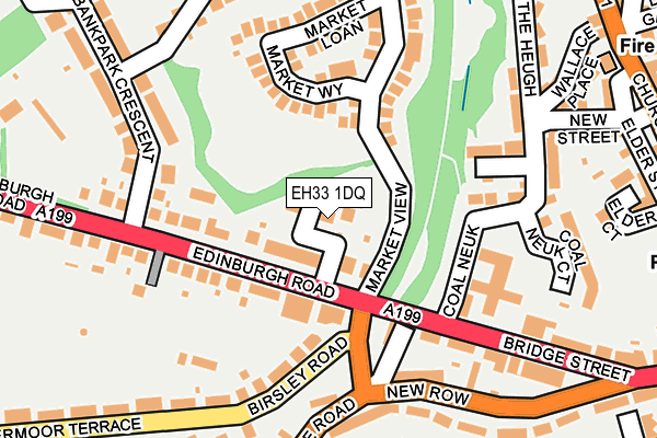 EH33 1DQ map - OS OpenMap – Local (Ordnance Survey) EH33 1DQ map - OS OpenMap – Local (Ordnance Survey)