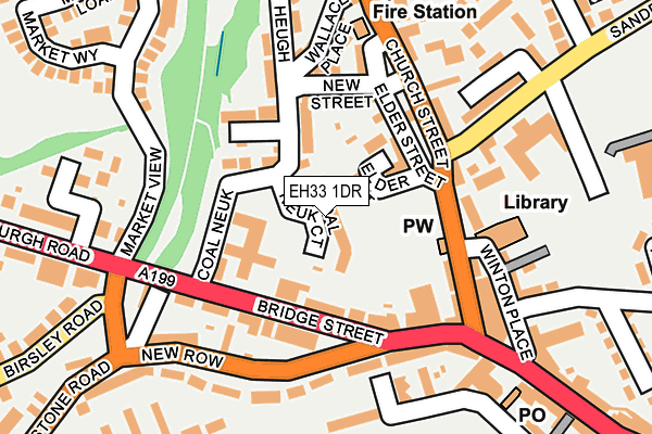 EH33 1DR map - OS OpenMap – Local (Ordnance Survey) EH33 1DR map - OS OpenMap – Local (Ordnance Survey)