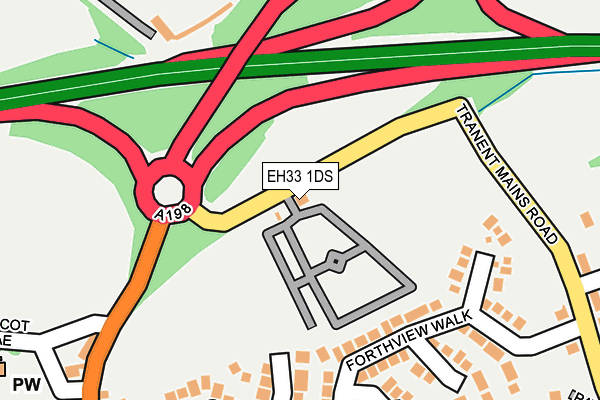 EH33 1DS map - OS OpenMap – Local (Ordnance Survey) EH33 1DS map - OS OpenMap – Local (Ordnance Survey)