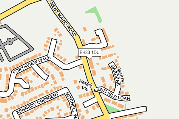 EH33 1DU map - OS OpenMap – Local (Ordnance Survey) EH33 1DU map - OS OpenMap – Local (Ordnance Survey)
