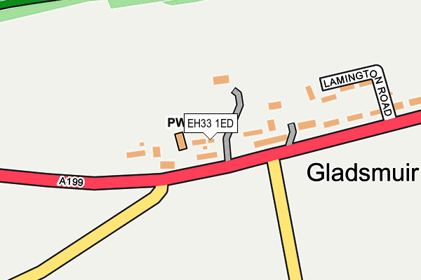 EH33 1ED map - OS OpenMap – Local (Ordnance Survey) EH33 1ED map - OS OpenMap – Local (Ordnance Survey)