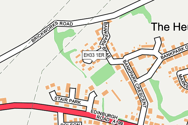 EH33 1ER map - OS OpenMap – Local (Ordnance Survey) EH33 1ER map - OS OpenMap – Local (Ordnance Survey)