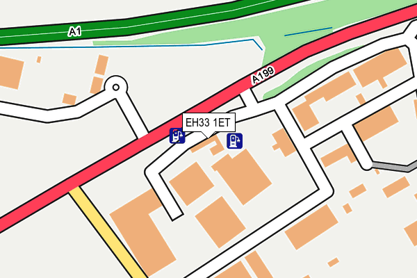 EH33 1ET map - OS OpenMap – Local (Ordnance Survey) EH33 1ET map - OS OpenMap – Local (Ordnance Survey)